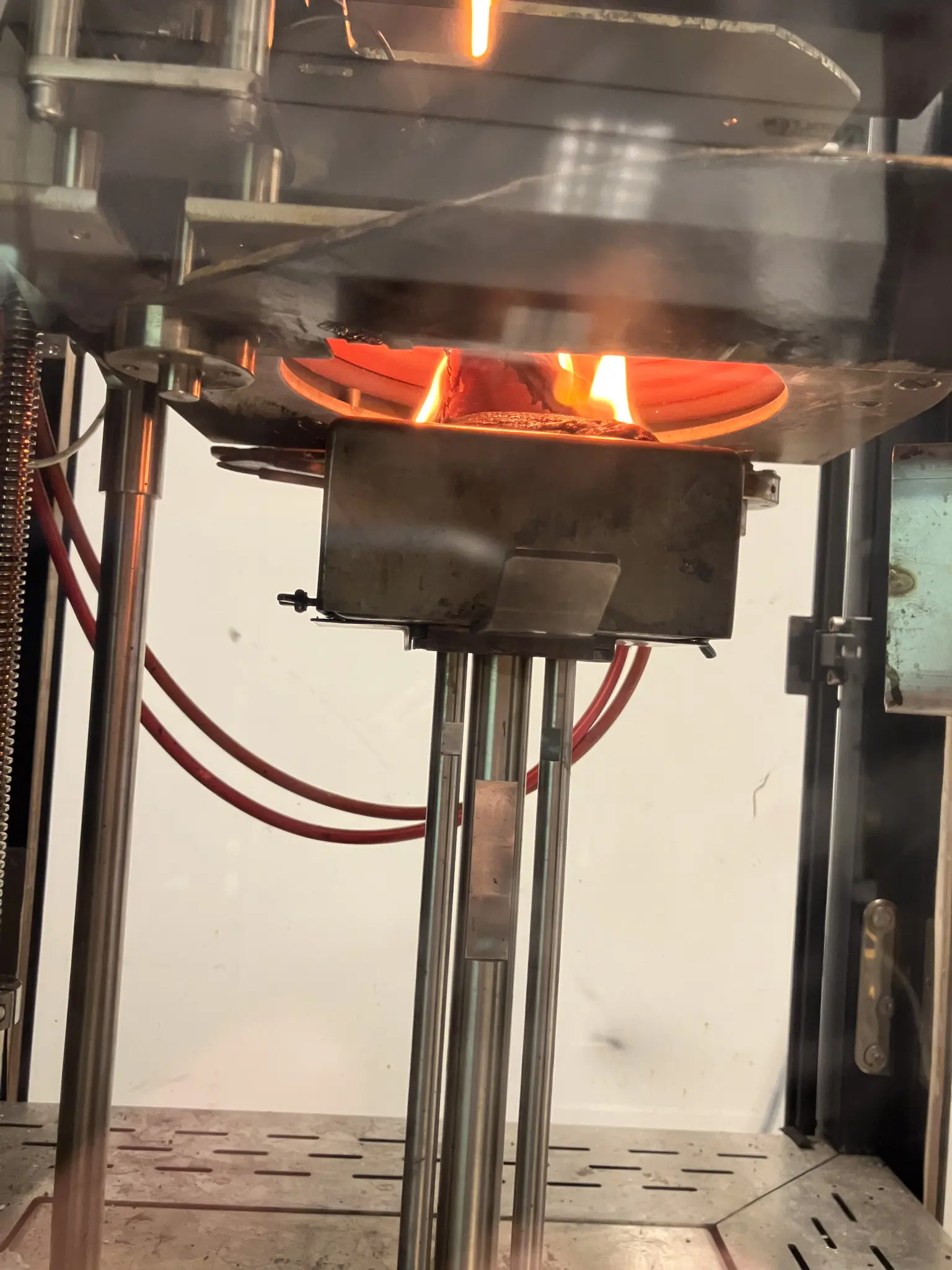 Billede af brandtest