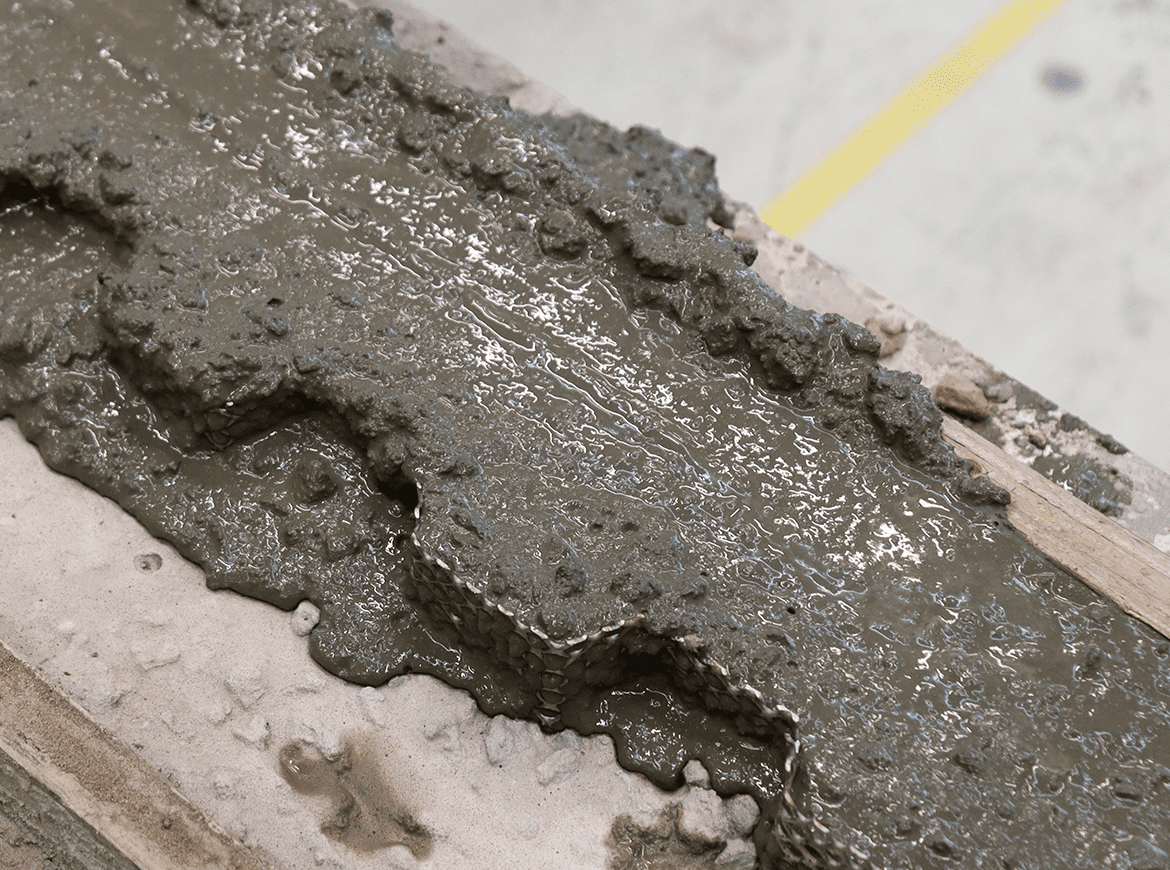 Teststøbning af beton 1, web